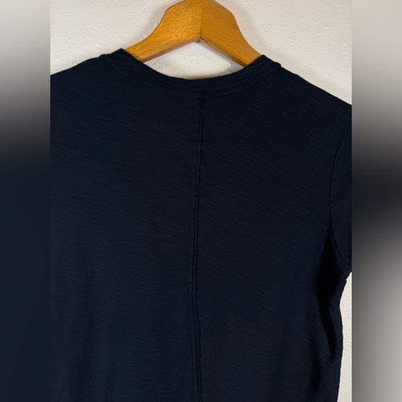 Pilcro Size XS Black Relaxed Fit 100% Cotton T-Shirt Casual Boho Slub Cotton - Picture 6 of 11